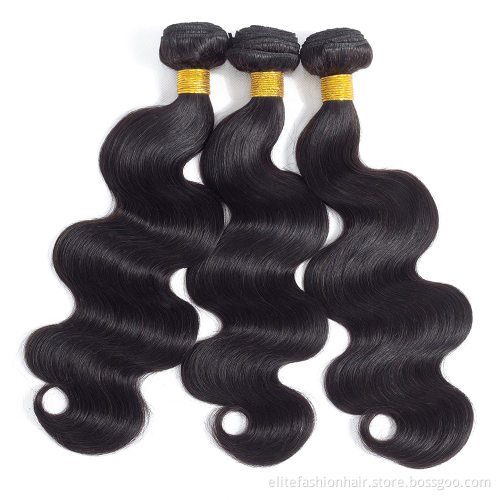 Factory price Healthy bouncy texture bundles human hair for biack woman sillky Virgin hair bundles double drawn hair bundles